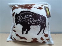 22 x 22  Yellowstone Silk Touch Pillow With Sherpa