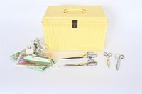 Vintage Sewing Box & Accessories