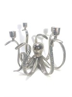 Metal Octopus Candelabra Centerpiece