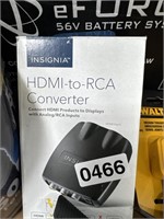 INSIGNIA HDMI TO RCA RETAIL $40