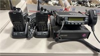 ICOM CB RADIO & 2 WAY RADIOS W/ CHARGERS