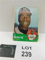 1963 TOPPS LEE MAYE MLB BASEBALL CARD