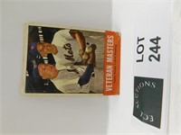 1963 TOPPS VETRAN MASTERS MLB BASEBALL CARD