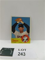 1963 TOPPS DON LARSEN MLB BASEBALL CARD