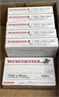 120 rnds Winchester 7.62x51 Ammo