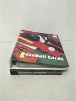 2 binders of baseball and hockey cards