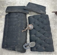 (F) Vintage Automobile Seats with Car Horn and