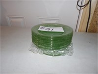 8) Tiara green salad or dessert plates