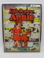 LITTLE ORPHAN ANNIE REVERSE PAINTED FRAME