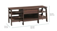 FOR LIVING CINNAMON CHERRY FINISH TRESTLE