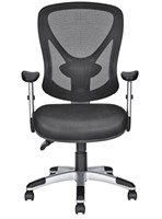 FOR LIVING BLACK MESH BACK OFFICE CHAIR