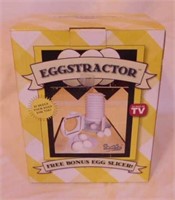 Eggstractor egg peeler in box - Dash egg cooker -