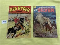Lone Ranger Silver & Red Ryder 10 cent comics