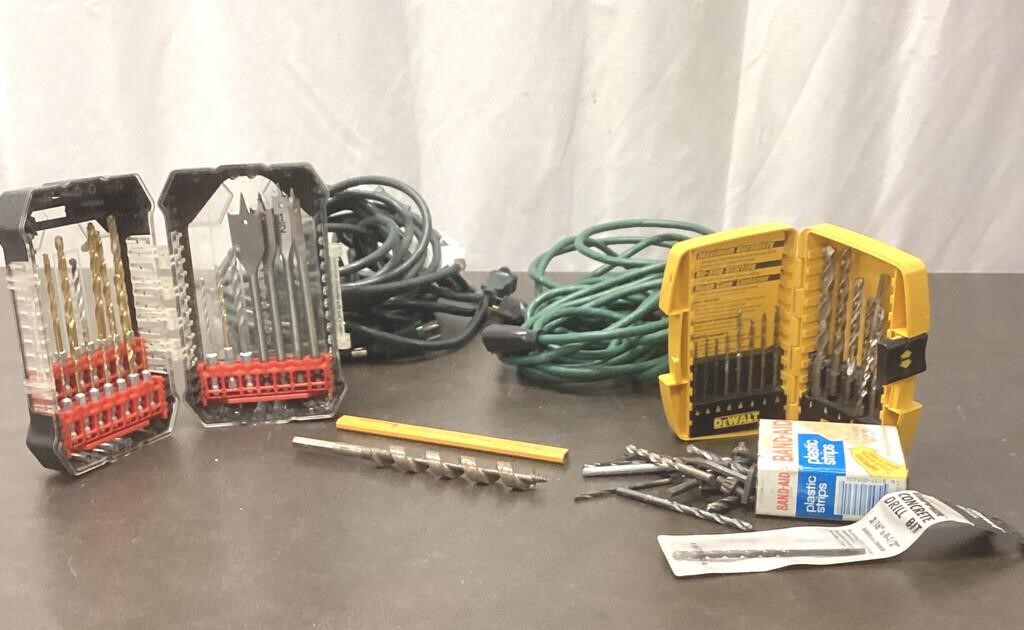 Drill Bits and Drop Cords
