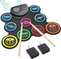 Electronic Drum Set with Headphone Jack