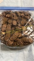 1000 40-50s Wheat Pennies