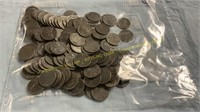 125 Steel Wheat Pennies