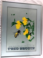 Alpine Yellow Mumulus Print Fred Brodin