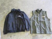 Size XL u-haul hoodie & vest