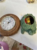 turtle planter and clock