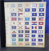 US Bicentennial State Flag Postage Stamps