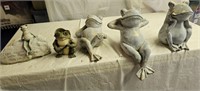 Frog Yard Art Statues