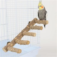 AWXZOM Natural Wood Bird perches Bird Ladder Perch