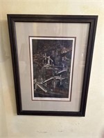 CH Johnson "Old Seminary Stairs" Signed & Numbered