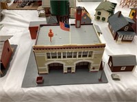 Large Collection of Train Set-Up, Buildings/City