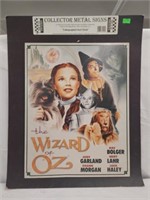 Metal the wizard of Oz lithographed sign
