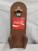 Coca-Cola wall mounted bottle opener