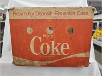 Vintage coke reusable case