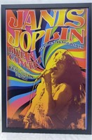 26x36in Janis Joplin Framed Pop Art