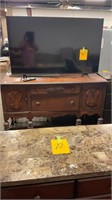 Antique buffet table,/wood finish