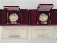 2 - Atlanta Olympic Silver Dollar Commemoratives