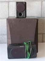 Kenwood Subwoofer and Speakers-untested