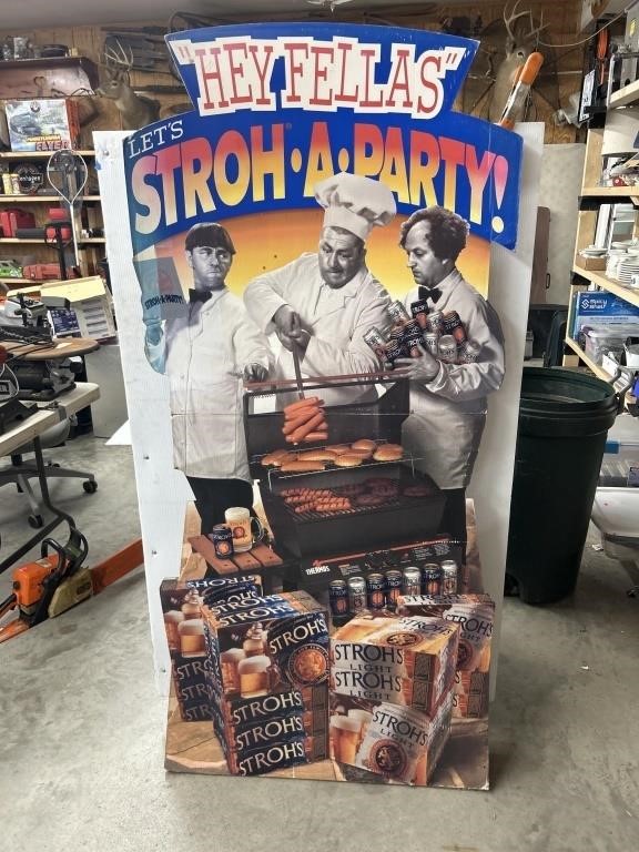 Three stooges stroh’s life size billboard