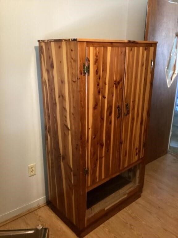Cedar cabinet