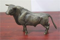 A Well Carved Brass Ox
