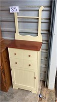 Washstand measures approximately 51 inches tall,