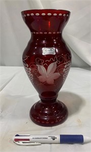 Egermann Bohemian Glass Vase