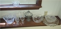 Clear glass cleanup lot