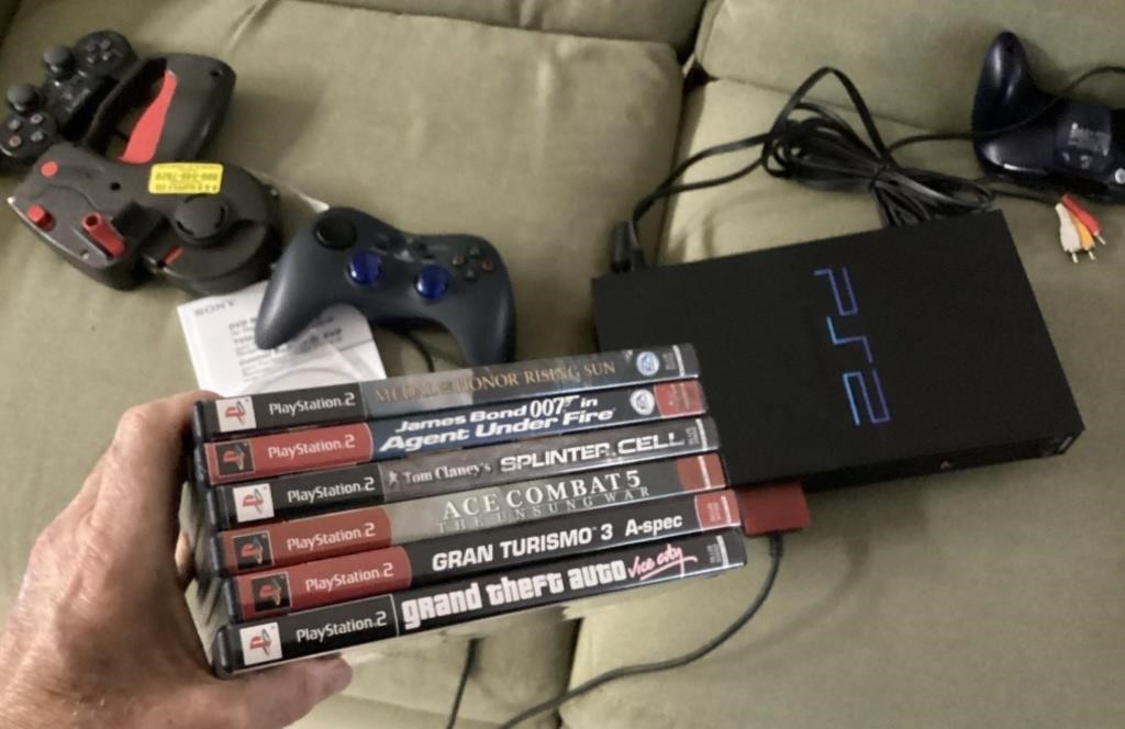 PS2 + games