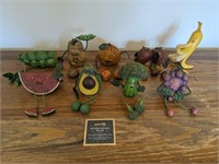Fun Fruit & Veggie Decorative Sitting Characters