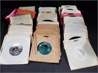 Group of 45s records box lot