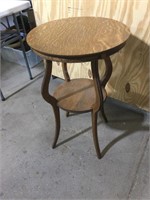 Vintage side table, 30”T x 19”W