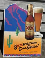 Dos Equis Metal Beer Sign