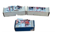 3 Boxes of Hockey Cards Sets Part Sets