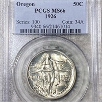 1926 Oregon Trail Half Dollar PCGS - MS66