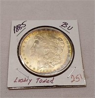 1885 Silver Dollar BU-Nicely Toned